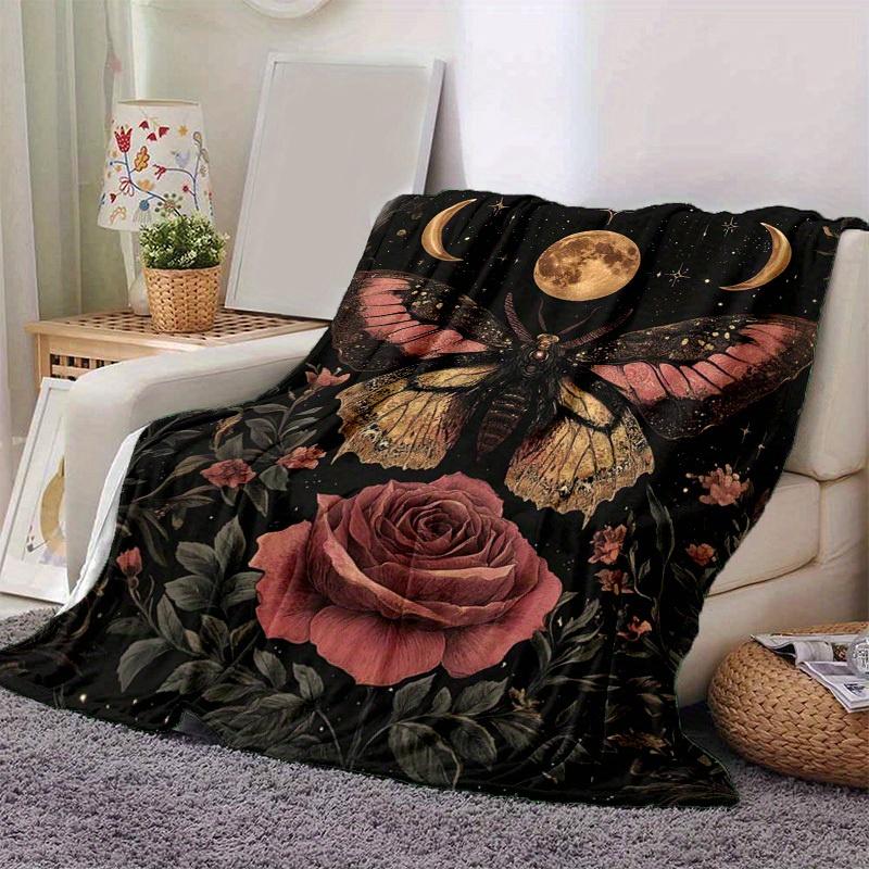 1pc. Celestial Butterfly & Rose Tapestry - Home Decor, Office Blanket, Outdoor Throw, Gift for All Seasonsz0416249