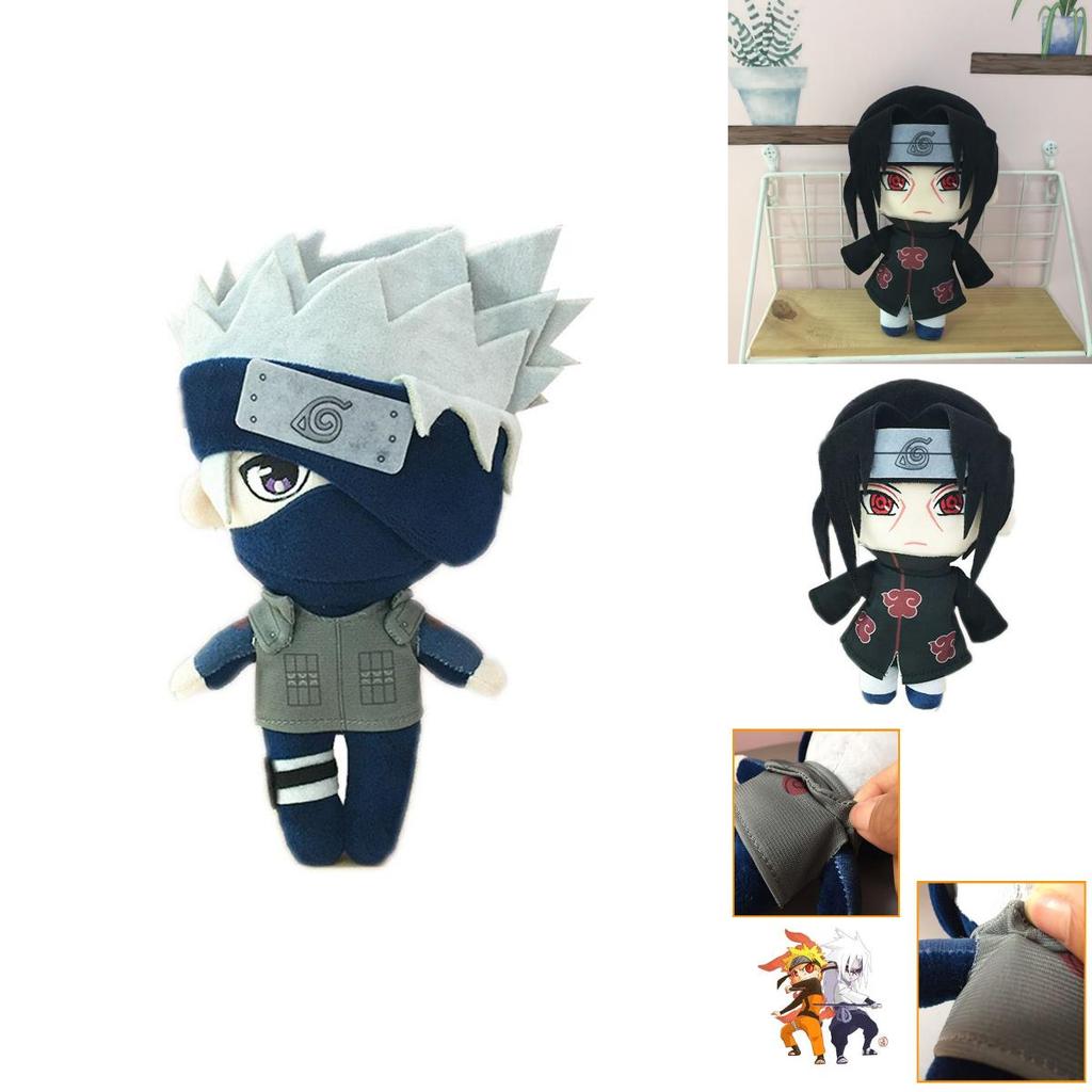 Adorable Naruto Plush Toys Featuring Uzumaki Hatake Kakashi And Uchiha Itachi For Kids