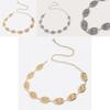 Westlicher Stil Hohlmetall Taille Kette Mit Geschnitzten Details Für Damen Mode Accessoire