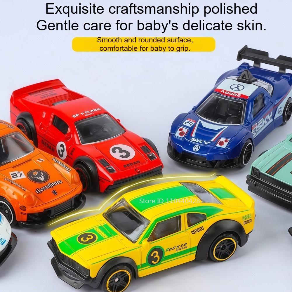 1:64 Miniature Model Car Series Alloy Diecast Toys Multiple Models Rubber Tires Metal Material Vehices Children'S Favorite Gifts