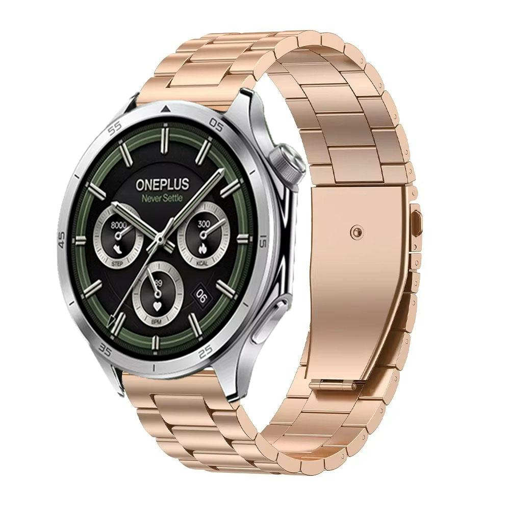 Correa Metálica de 22 mm 18 mm 20 mm para Oneplus Watch Lite/2 2R/3 46 mm 43 mm Pulsera Reemplazable para OPPO Watch S/X2 mini/4 Pro Pulsera