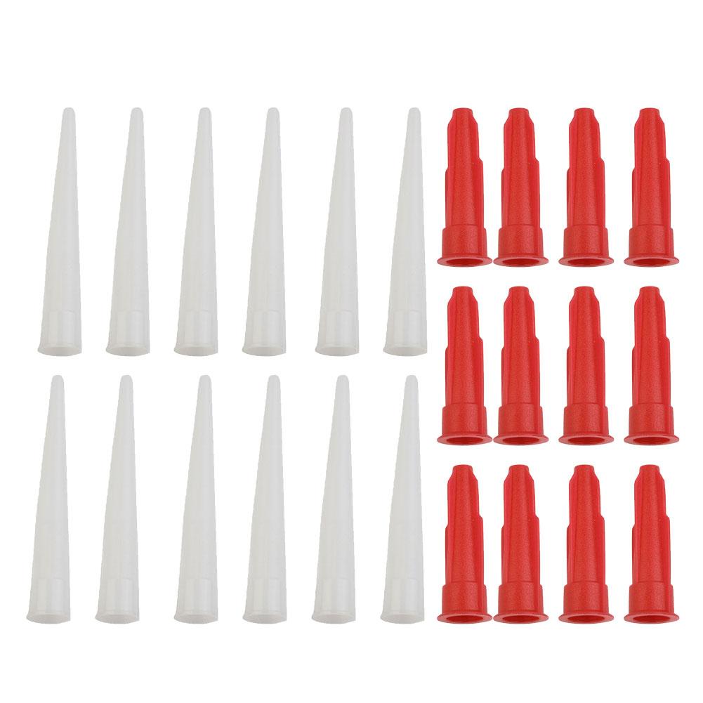 Nozzle 12 Pack Ilicone Sealant Sealable Cap Sealant Scraper Tool