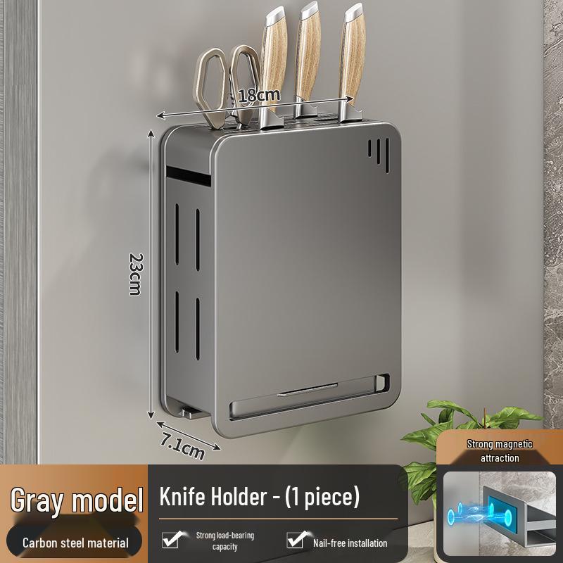 Magnetic Wall-mounted Kitchen Storage & Spice Rack
