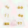 Classic Multi-Style Vintage Earring Water Drop, Leaves,Stud Earrings for Women Irregular  Geometric Woven Twisted Design Jewelry