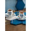 Tasse à café turque Iznik lot de 2 tasses à café 80 ml cadeau