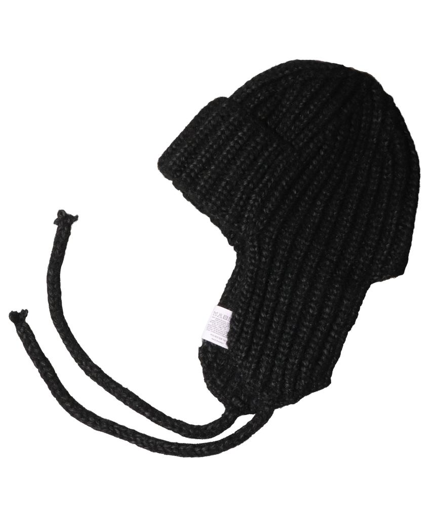 Seullipiseullib Moss Knit Black Trooper Hat