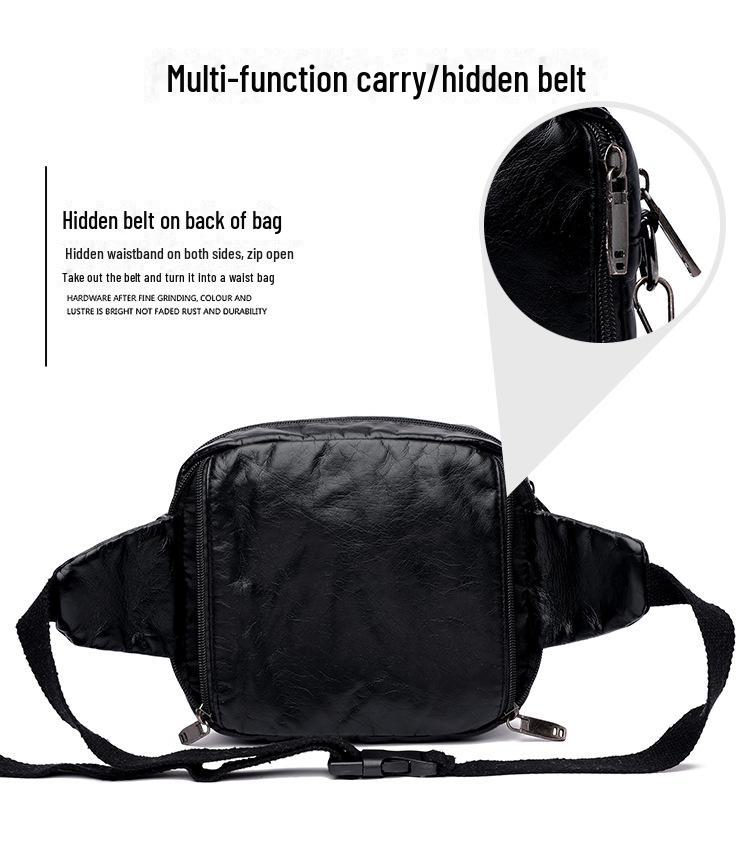 Summer 2024 Women's Soft Leather Mini Shoulder Bag - Casual Crossbody for Mobile Phone