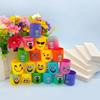 Toys Educational 12pcs Rainbow Circle Funny Magic Coil Colorful Circle Telescopic Elastic Magic Ring Funny Gifts Kids Children