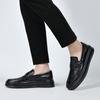 Premium Genuine Leather Men's Loafers Business Casual Slip-On Shoes with Thick Sole Height Increase Wedding Office Shoes