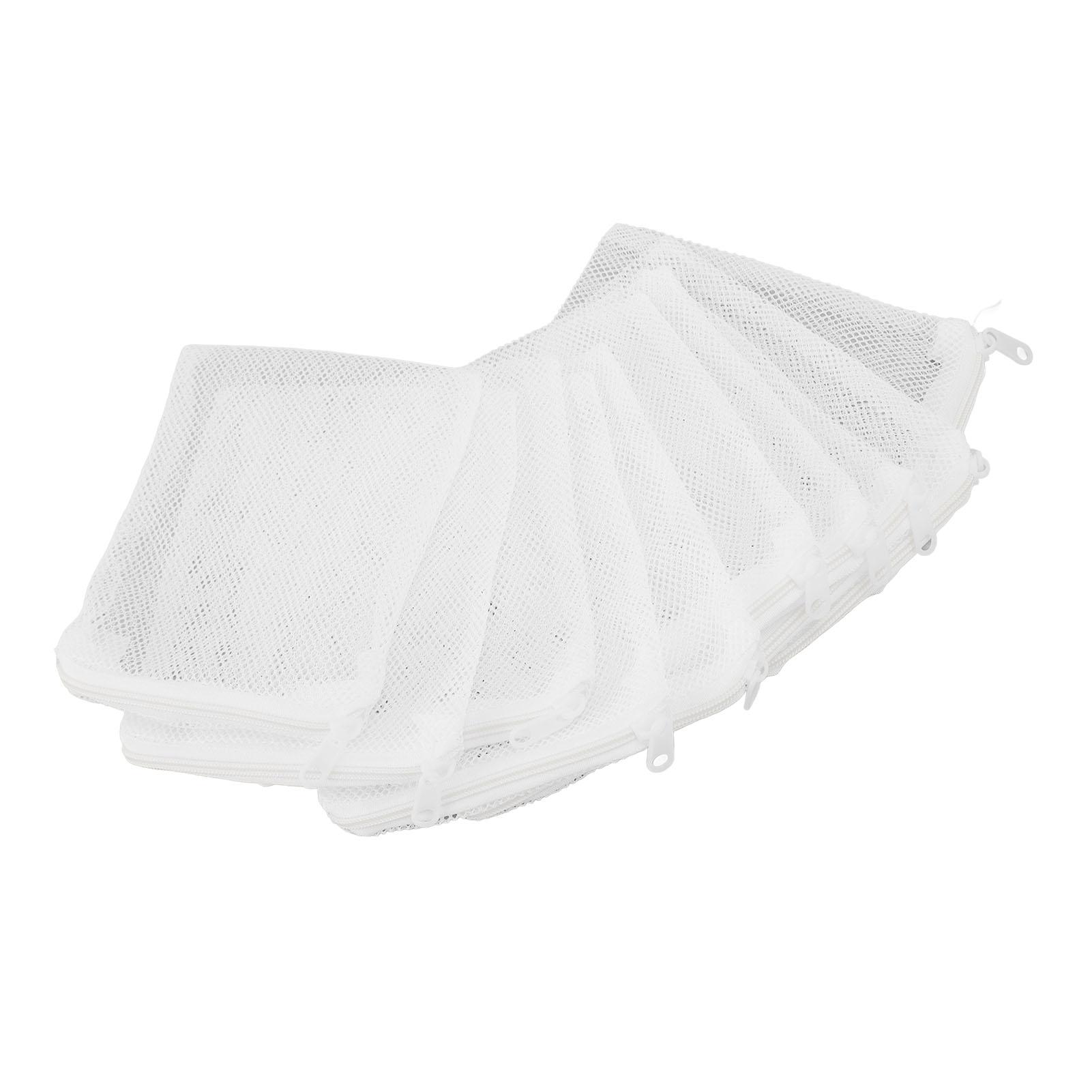 

10pcs Aquarium Filter Media Bags Multipurpose Reusable Fine Mesh Filter Media Bags with Zipper for Filter Media