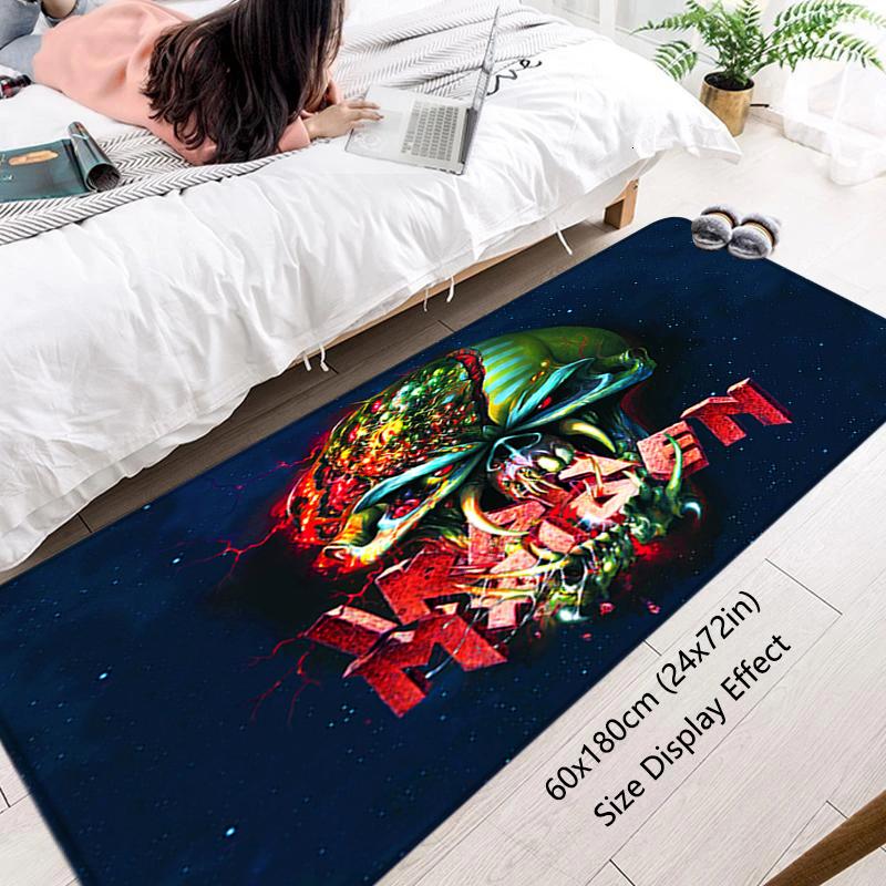 Corridor Doormat Heavy Rocks Metals Band Rugs Interior Foot Carpets Entrance Floor Mats Non-slip Yoga Rug Home Decor Prayer Mat