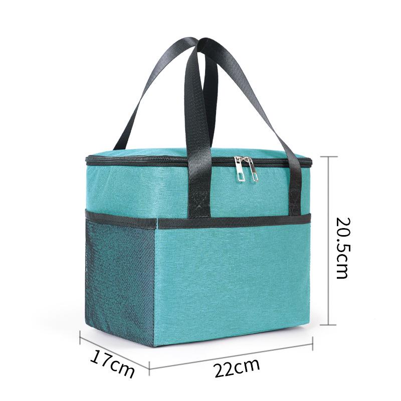 Insulated Portable Lunch Bag: Thickened Oxford Cloth for Picnics