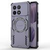 Magnetic Case For Xiaomi Poco F6 Pro 5G/Redmi K70 Pro 5G/K70 5G Butterfly Armor Hollow Heat Dissipation PC + TPU Phone Cover