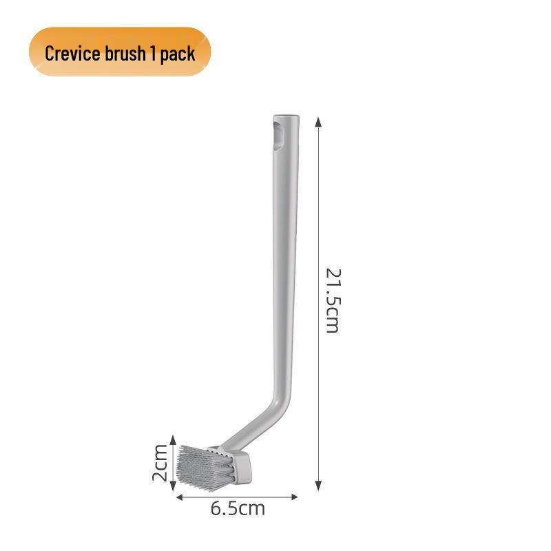 

Wall-Mounted Toilet Brush with Long Handle for Efficient Crevice and Bathroom Cleaning