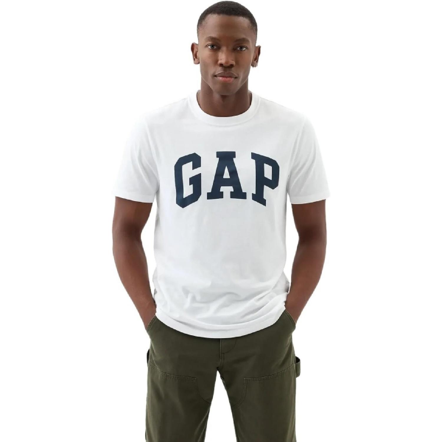 

GAP Men s Everyday Soft Logo Tee XXXXXL білий