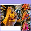 Portachiavi Adorabile Winnie the Pooh Portachiavi con Figurine in Silicone Cartone Animato Carino per Coppia