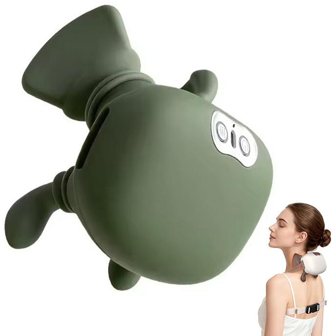 Multi-Functional Handheld Neck and Shoulder Massager with Heat Therapy