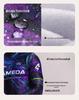 Lampada Fleece Cycling Jersey for Men & Women - Autumn/Winter Warm, Long Sleeve, Printed Bicycle Top