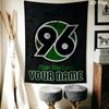 Custom Name Hannover 96 Wall Tapestry Aesthetic Wall Hanging Printed Fabric Blanket Decorative Tapestries for Bedroom Living Room Home Decor