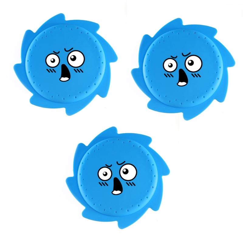 Pack of 3 Water Sprinkling Flying Disc Beach Toy with Soft Silicone Texture Suitable for Kids Water Game