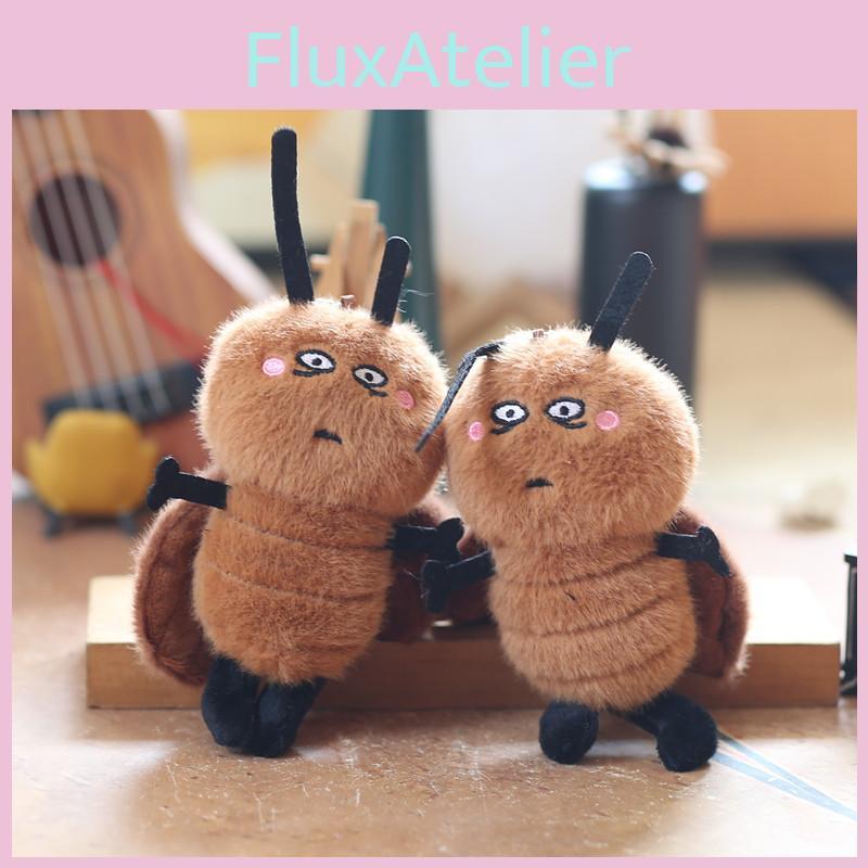 Adorable Plush Cockroach Keychain Soft Toy For Cute Bag Decoration And Fun Accessories
