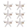 6 Pcs Napkin Rings Starfish Shape Reusable Ocean Theme Weddings Dinners Banquets Nautical Party Decoration Napkin Holders