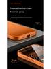 Orange Magnetic Protective Case with Lens Stand for Apple 17 Pro Max