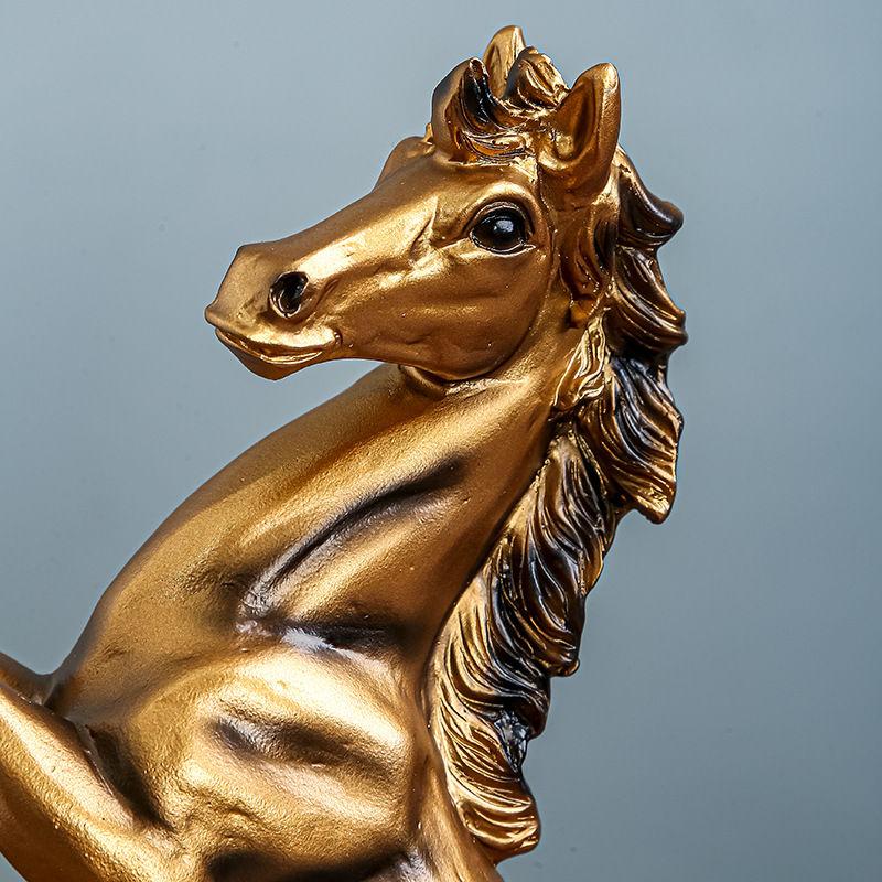 Pferd Harz Statue Pferd Skulptur Tischdekorationen, Heimwerkkunst, Großartig für Zuhause, Büro, Café, Restaurant Dekoration