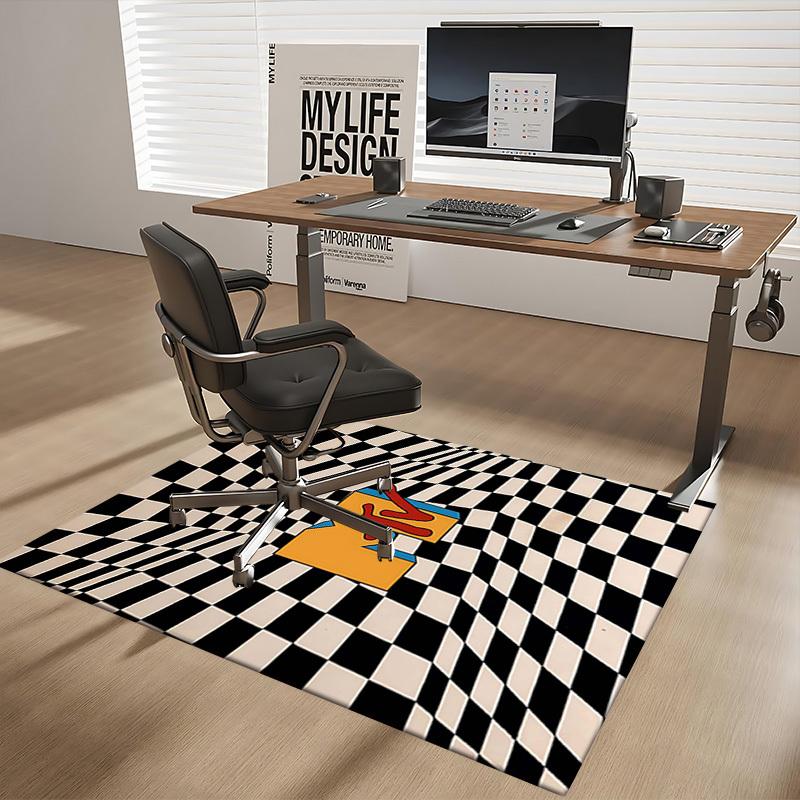 

1pc MTV Logo Office Chair Mat - Festival Gift, Non-Slip Carpet for Home and Office Decor, Suitable for All Seasons.P016 60cm by 90cm