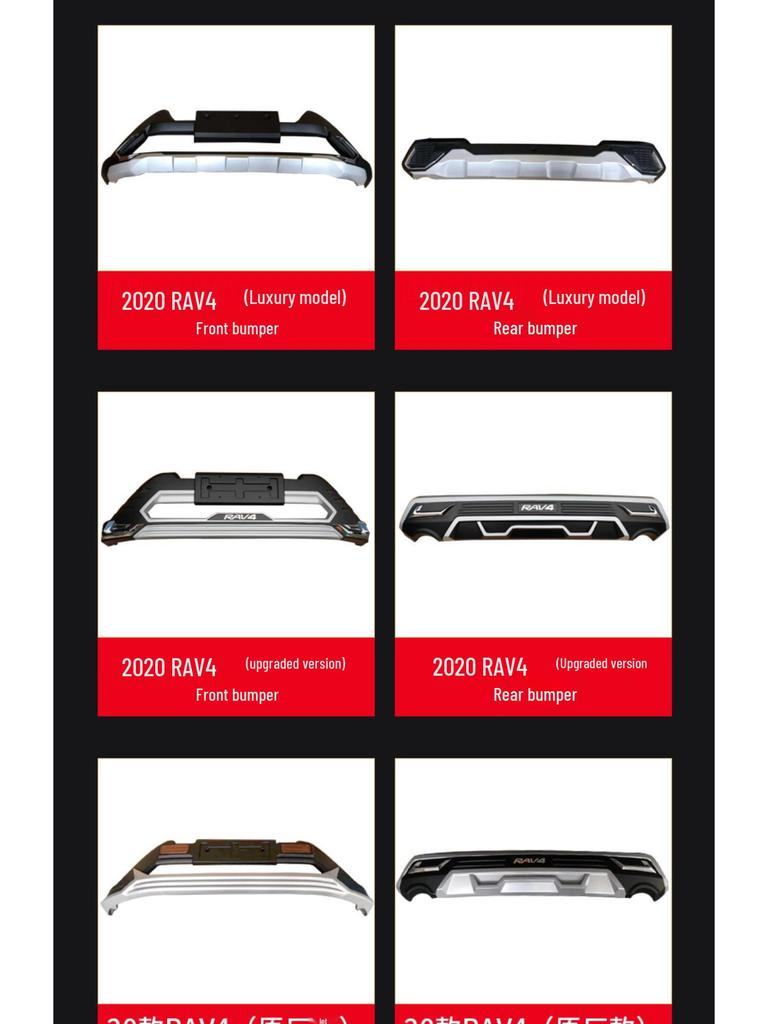 Toyota RAV4 2013-2020 Front & Rear Protector Bars and Bumper Modification Kit