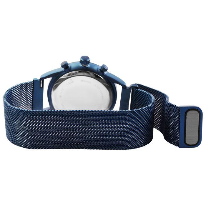 Montre - JW20140-003 - Bleu - Bracelet maille milanaise acier - Étanchéité 3 ATM