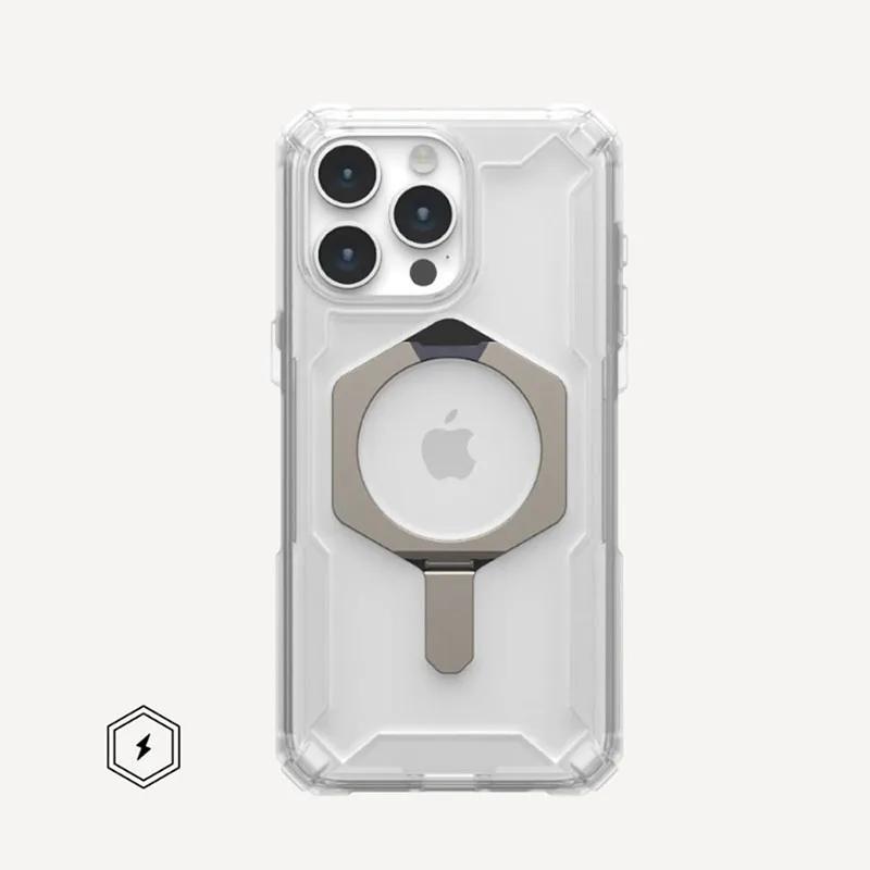 

Роскошный чехол-подставка Plasma XTE MagSafe для Apple IPhone 16 15 Pro Max 12 13 14 15 Pro оригинальный магнитный противоударный защитный чехол For iPhone 16 Pro Max чистый