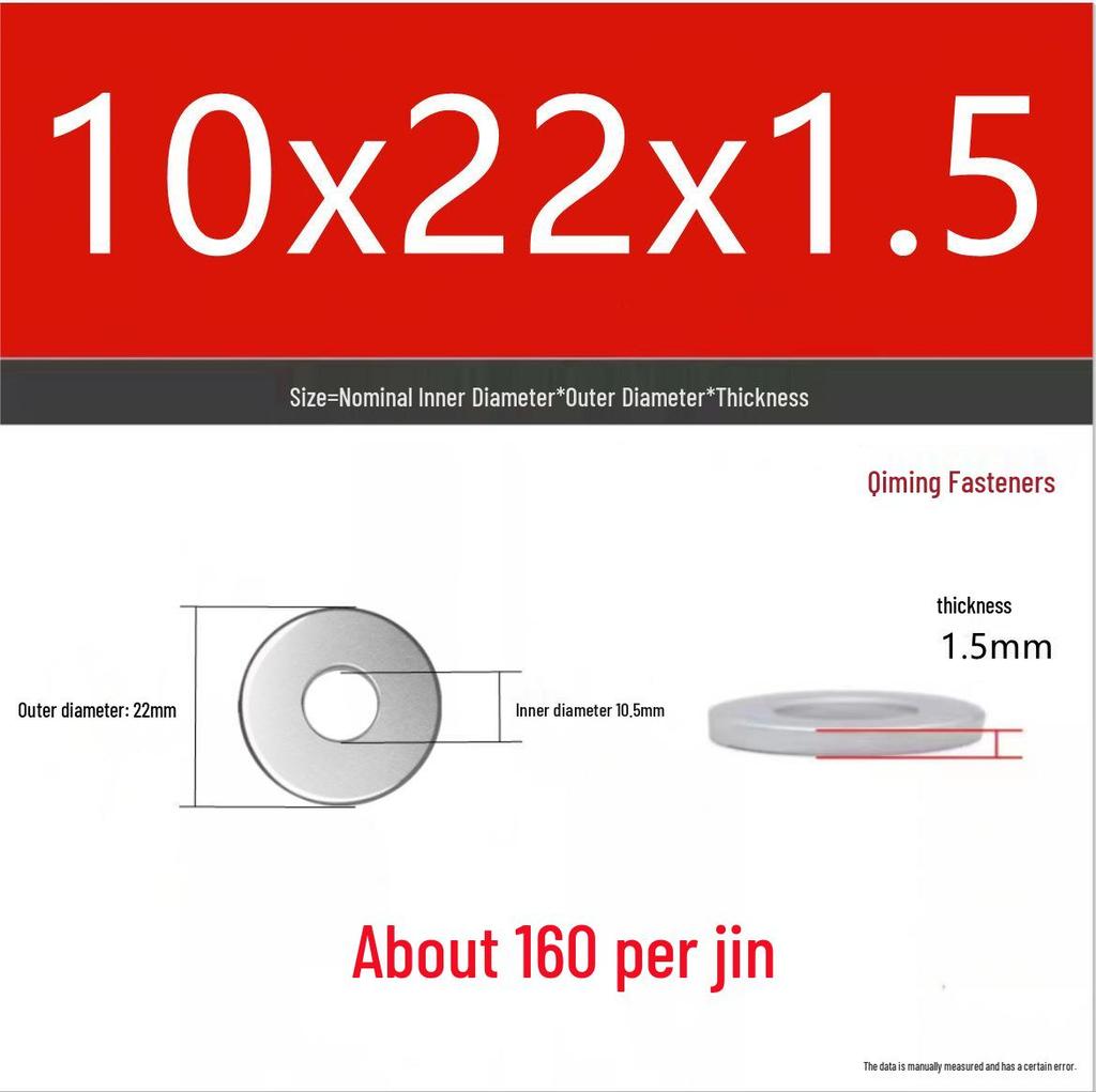 4.8 Grade Galvanized Iron Flat Washer M3-M40 Oversized Metal Screw Gasket Washer