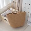 Women Straw Tote Bag Crochet Shoulder Bag Trendy Summer Woven Tote Bag Large Capacity Travel Beach Handbag for Outdoor Vacation