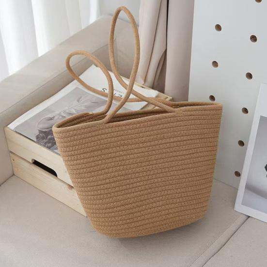 Women Straw Tote Bag Crochet Shoulder Bag Trendy Summer Woven Tote Bag Large Capacity Travel Beach Handbag for Outdoor Vacation
