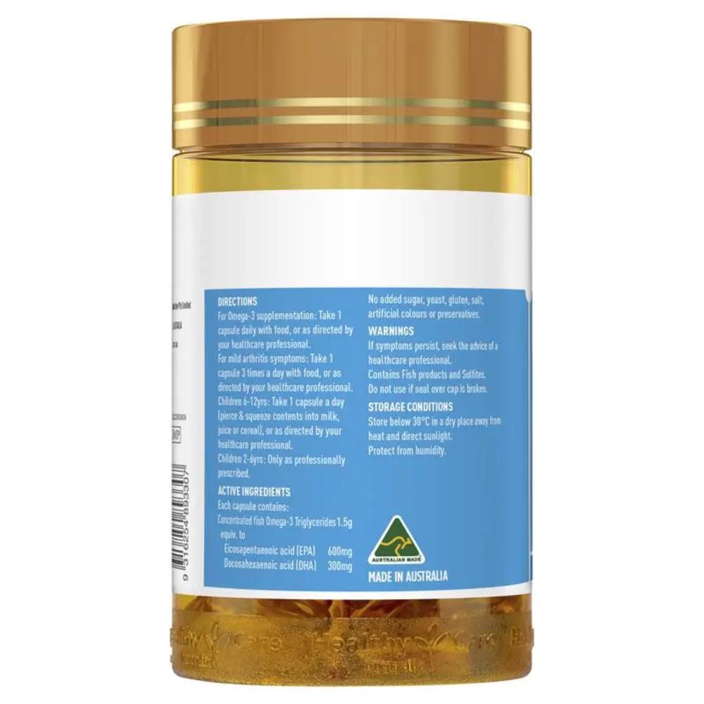 Healthy Care Triple Strength Fish Oil 150 Capsules x 6