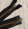 YKK Genuine No. 5 Metal Double Open Zipper for Jackets & Sweaters