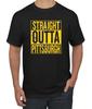 Straight Outta Pittsburgh PIT Fan Fantasy Football Sports T- Shirt