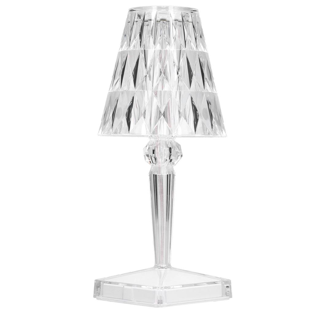 Crystal Lamp Strong Light Transmission Lampshade USB Low Energy Consumption Decorative Table Lamp for Living Room