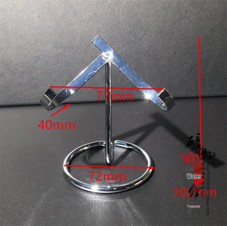 Wooden & Metal Mineral Crystal Ball Display Stand