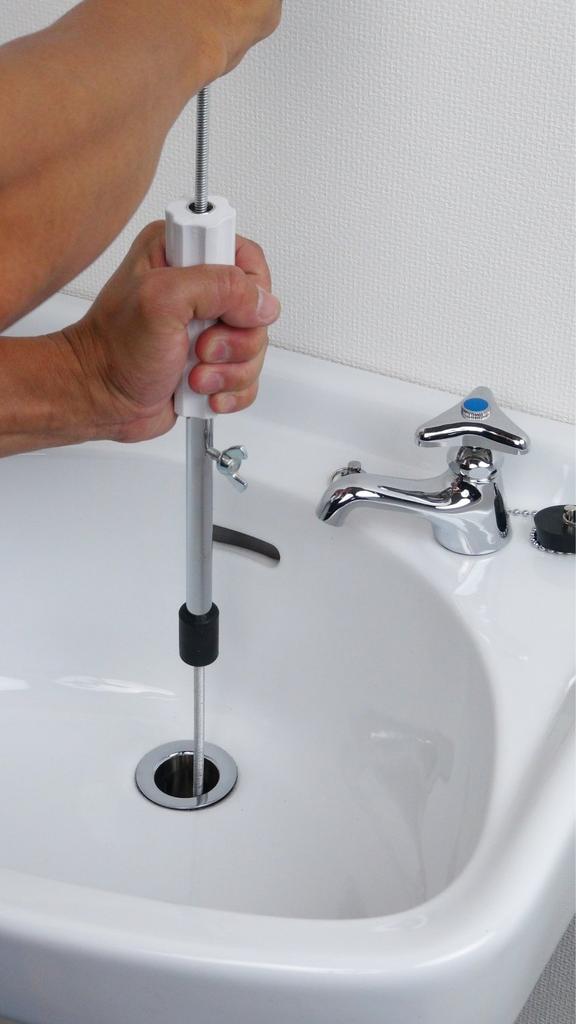 KAKUDAI Pipe Cleaner, 5m, for Drain Cleaning, 6050