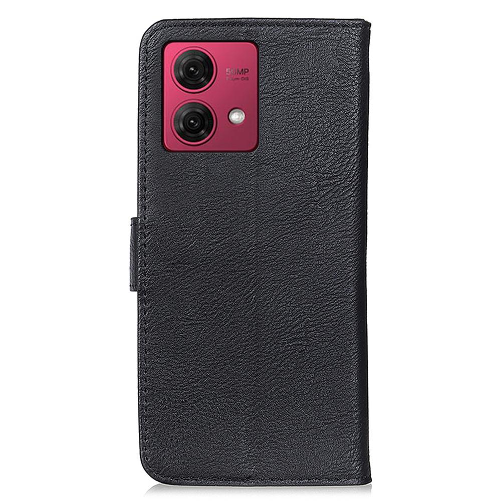 KHAZNEH For Motorola Moto G84 5G Case Cowhide Texture Anti-drop PU Leather Phone Cover