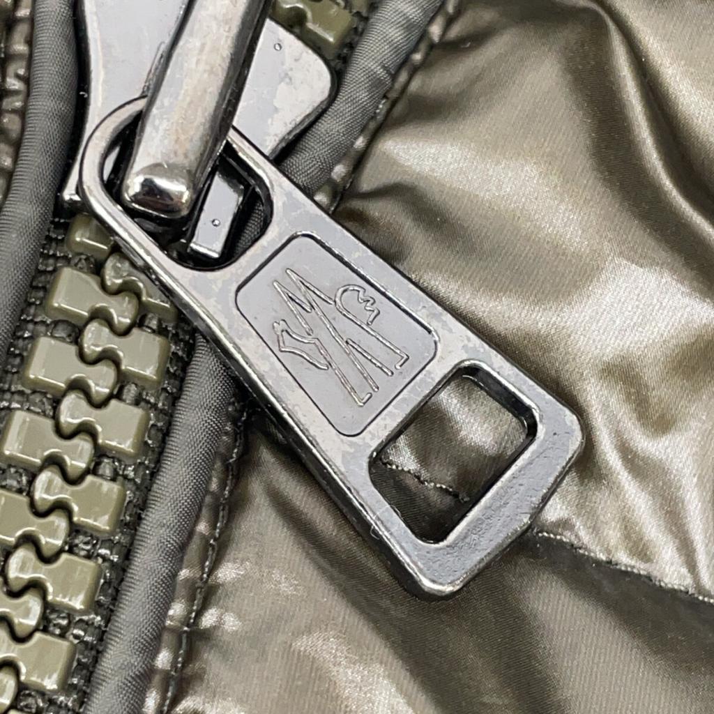 Moncler DUPRES GILET Down Vest Jacket 1 khakiUsed