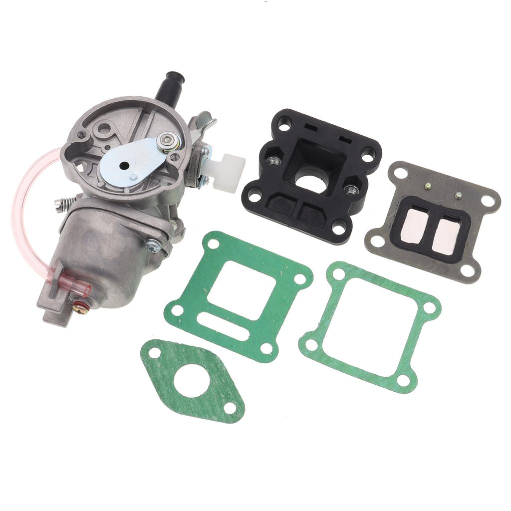Engine Carb Carburetor With Intake Pipe Valve Mainfold Kit for 2 Stroke 47cc 49cc Mini Quad ATV Dirt Bike MiniMoto Go Kart