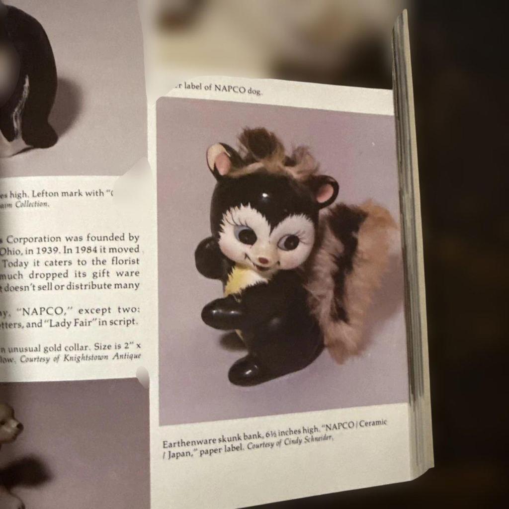 [USED] Animal Figures Ceramic Ornaments Retro Books