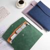 Large Capacity A4 Folder Button Design Document Bag Thickened File Bag