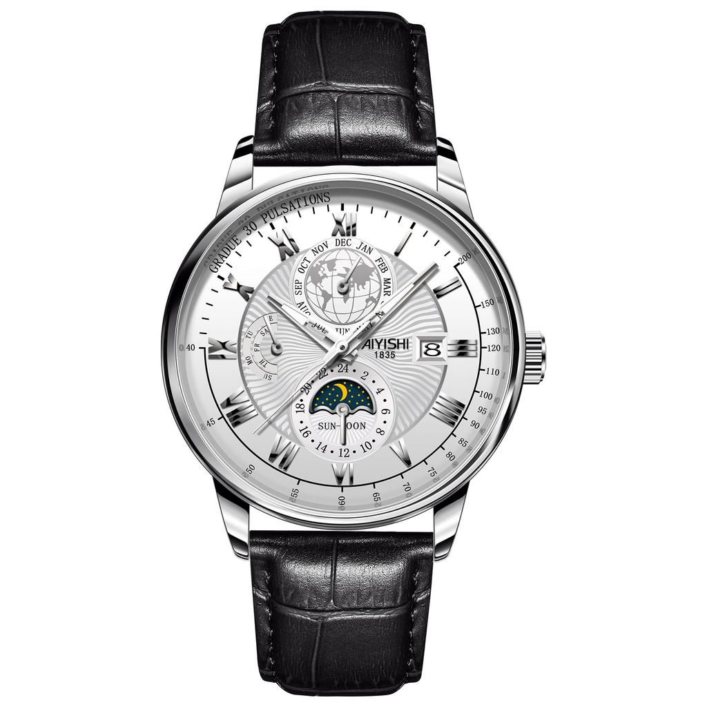 Ultra Slim-Quartz Wristwatches For Men's Classic Round Dial Quartz-Business Watch Waterproof Casual Quartzs Clock Watch For Male