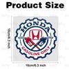 pgnkd1 FOR HONDA Car Fuel Tank Cap Warning Sticker Waterproof Vinyl Fuel Cap Decal
