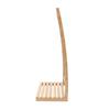 3-Tier Freestanding Towel Drying Rack Bamboo Bathroom Laundry Storage Rack Moisture-Resistant Suitable for Hotels and Homes