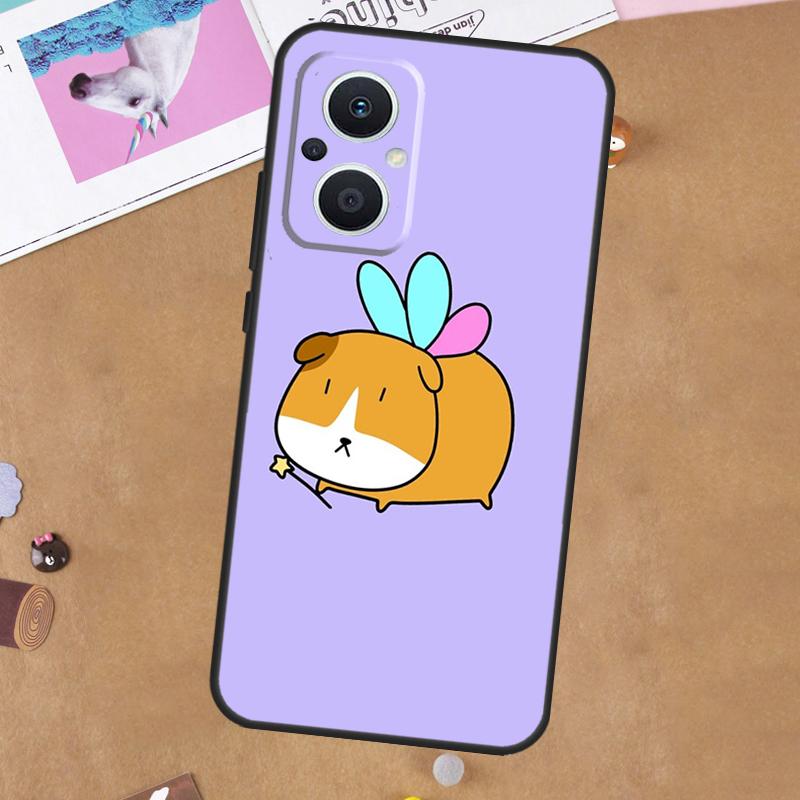 Funny Guinea Pig Balloon For OPPO Reno 11F 10 11 Pro 4Z 5Z 8T 4 5 6 7 8 Lite OPPO Find X3 X6 Pro X2 Neo X5 Lite Case